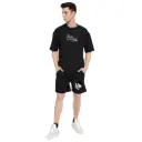 Black Solo Leveling Co-ord Set | 240 GSM Relaxed Fit T-shirt & Short