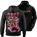 Sukuna Black Oversized Anime Hoodie Unisex 300 GSM Cotton Hoodie