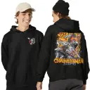 Chainsaw Man Black Oversized Hoodie Anime Streetwear for Men & Women