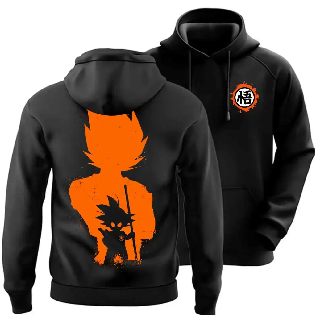 Goku Black Anime Hoodie – Oversized Dragon Ball Streetwear for Men & Women