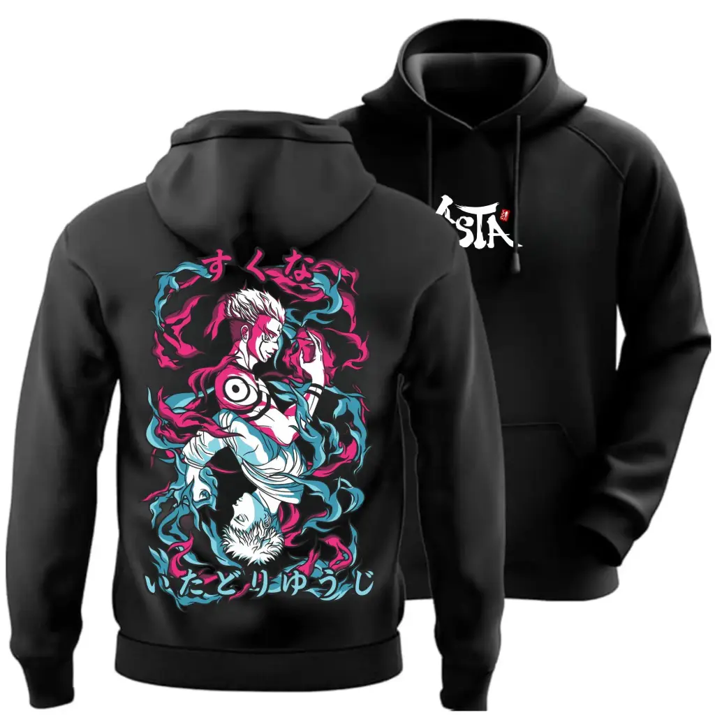 Asta Black Hoodie – Anime Oversized Streetwear Unisex