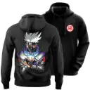 Kakashi Hatake Naruto Black Hoodie – Anime Oversized Streetwear
