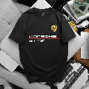 Black Motorsport Printed T-Shirt for Men – Regular Fit | Cloroot
